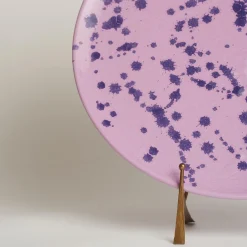 Lilac and Violet Ceramic Decorative Plate