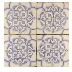 Lilla Saponaria Set of 4 Tiles #8