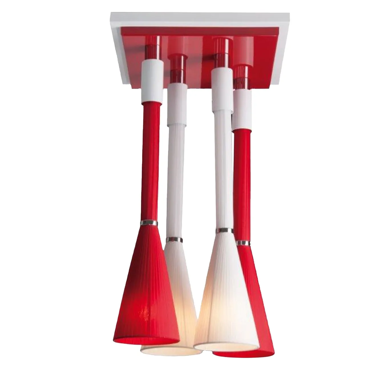 Lily Red and White Pendant Lamp