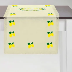 Limoni Multicolor Fringed Yellow Runner