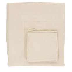 Linen Set of Tablecloth and Napkins