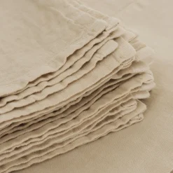 Linen Set of Tablecloth and Napkins