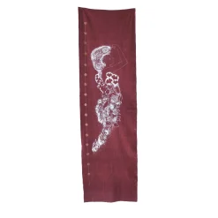 Linen Table Runner with Copper Dots - Flower Nymph Collection