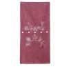 Linen Table Runner with Golden Dots - Flower Nymph Collection