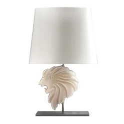 Lion Beige Table Lamp