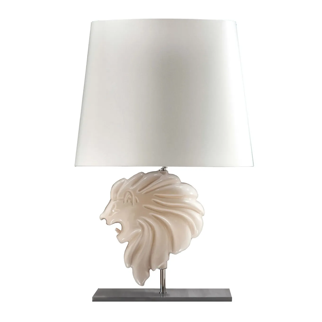 Lion Beige Table Lamp