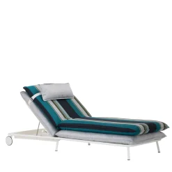 Lipari Ocean and Ivory Outdoor Sunbed