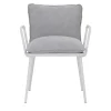 Lipari Outdoor Ivory Chair with Armrests