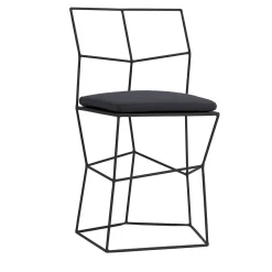 Liquorice Cushioned Chair