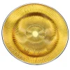 Lirica Gold Glass Decorative Plate