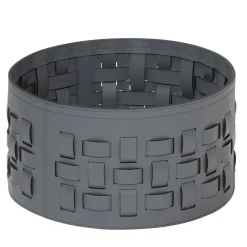 Lisbona 6 Gray Round Basket