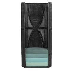 Lisetta Tall Black Armchair By Elena Salmistraro