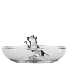 Little Mouse #2 Transparent Glass Centerpiece Bowl