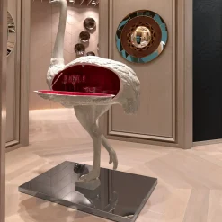 Lizzy Ostrich Cabinet Designed By Piero Manara