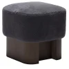 Lloyd Black Wood High Pouf
