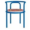 Locus Solus Blue Chair by Gae Aulenti