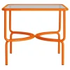Locus Solus Orange Bistro Table by Gae Aulenti