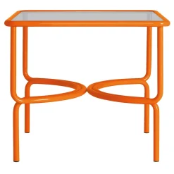 Locus Solus Orange Bistro Table by Gae Aulenti