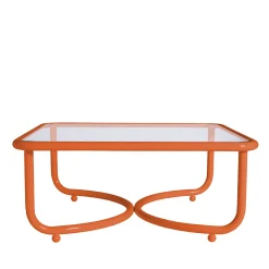Locus Solus Orange Low Table by Gae Aulenti