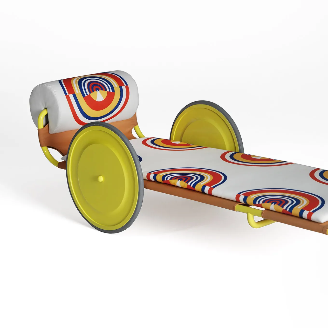 Locus Solus Yellow Sun Lounger by Gae Aulenti