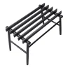 Lodi Black Luggage Rack by Giulio Iacchetti