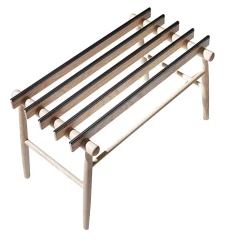 Lodi Natural Ash Luggage Rack by Giulio Iacchetti