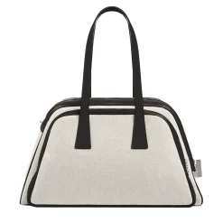 Lola Black & Walnut Pet Carrier Bag