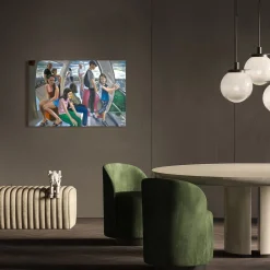 London Eye Oil on Cotton Painting