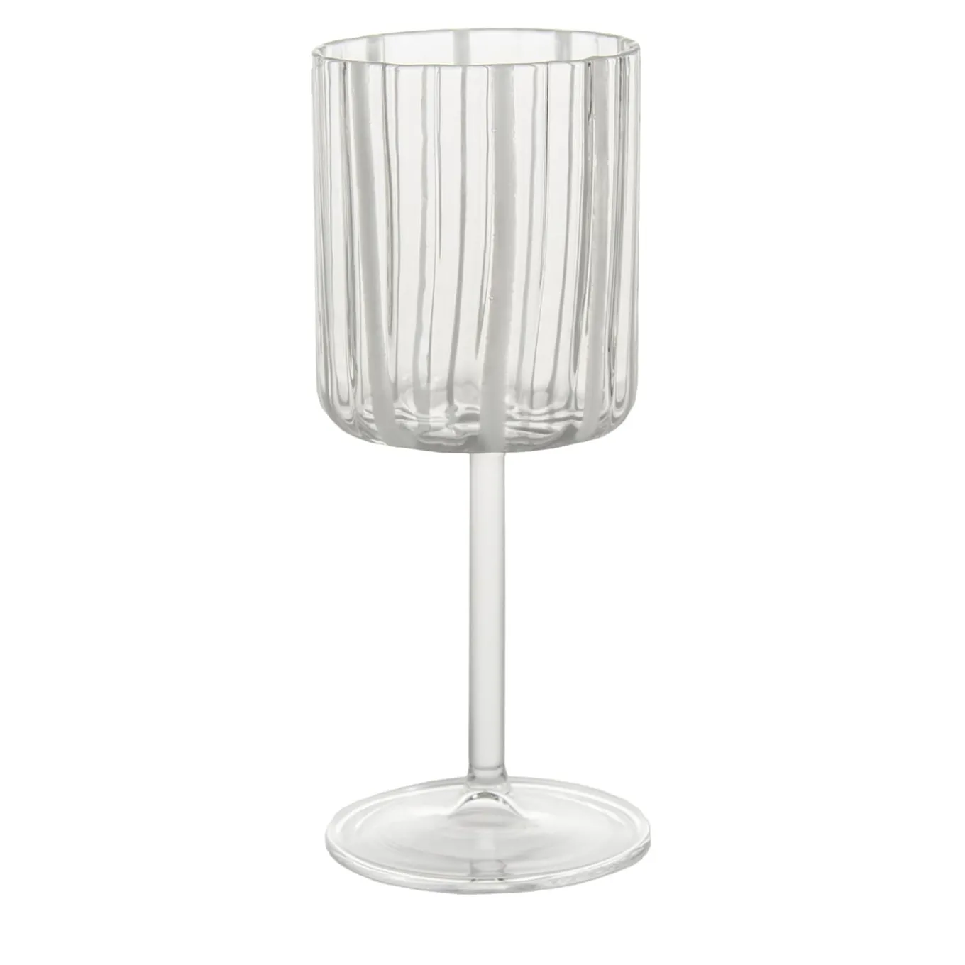 Loos White Stripe Goblet