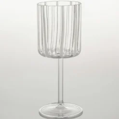 Loos White Stripe Goblet