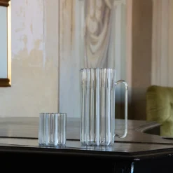 Loos White Stripe Tumbler