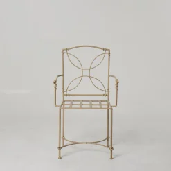 Lotus Iron Outdoor Armchair