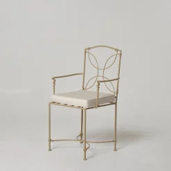 Lotus Iron Outdoor Armchair