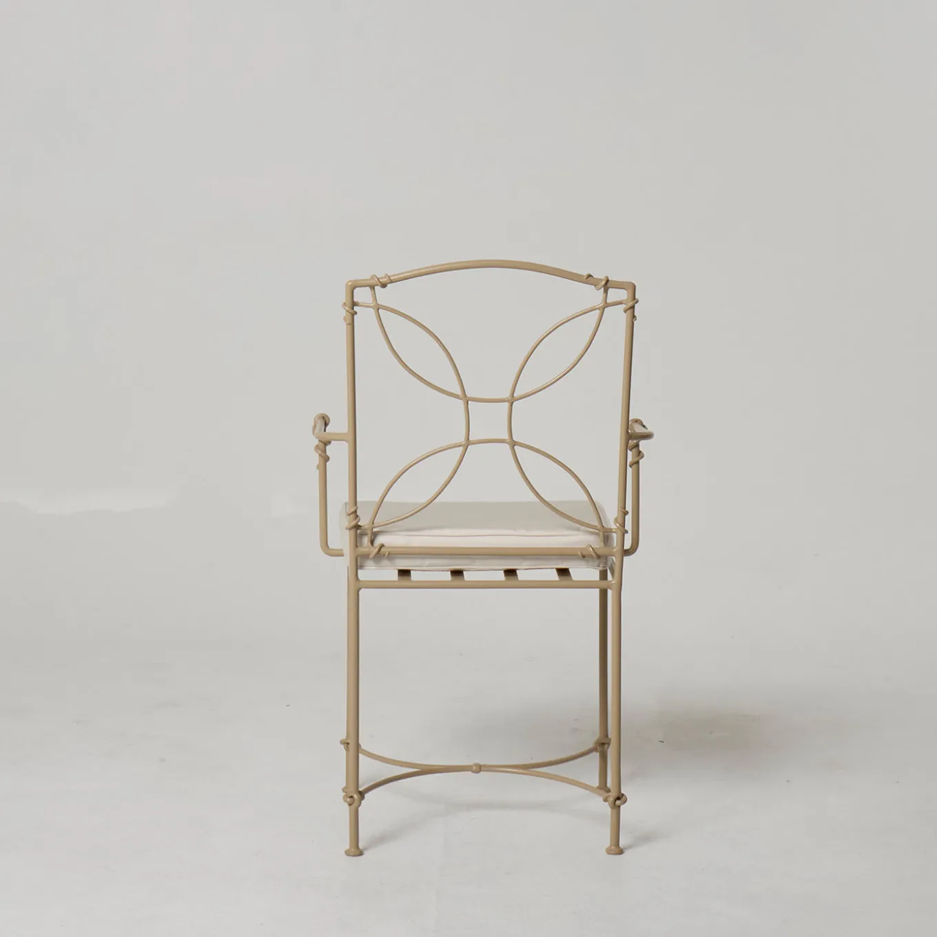 Lotus Iron Outdoor Armchair