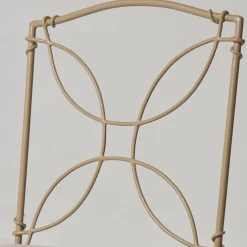 Lotus Iron Outdoor Chair