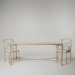 Lotus Iron Outdoor Dining Table