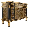 Louis XVI Black and Gold Dresser