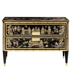 Louis XVI dresser with Hand-Painted Decorations 8708