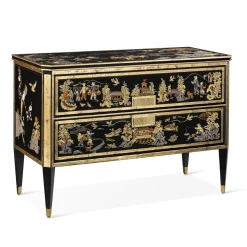 Louis XVI dresser with Hand-Painted Decorations 8708