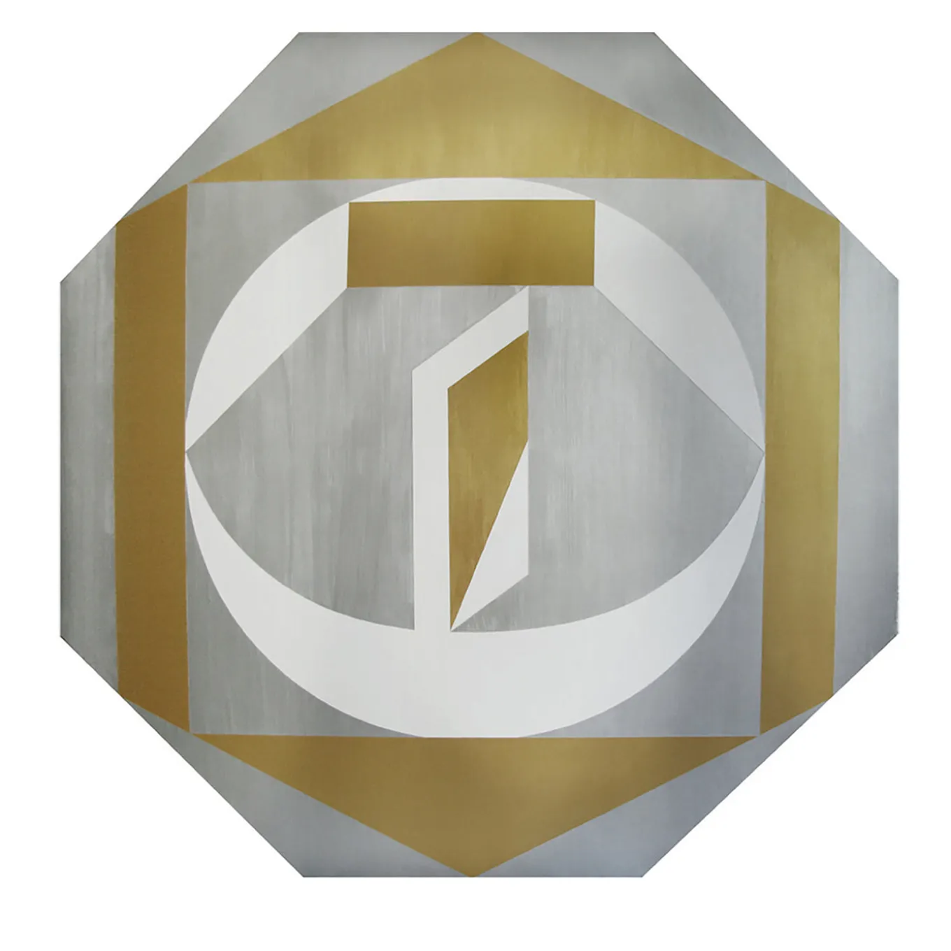 Love Silver Octagonal Decorative Panel