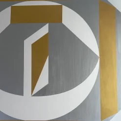 Love Silver Octagonal Decorative Panel