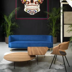 Lovers Brown Walnut Canaletto Nesting Table