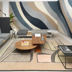 Lovers Brown Walnut Canaletto Nesting Table