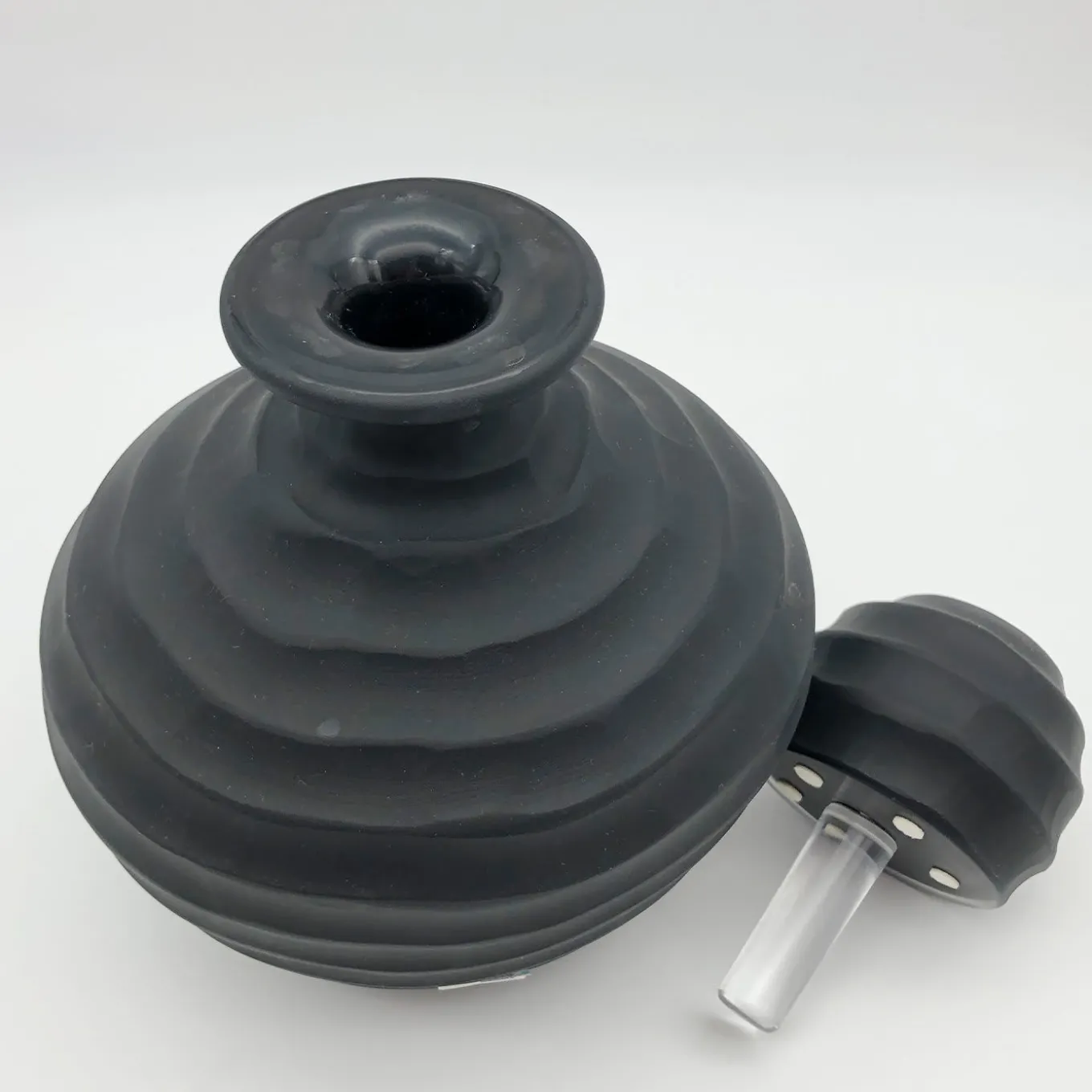 Low Black Bottle by Achille D'Este and Renzo Vianello