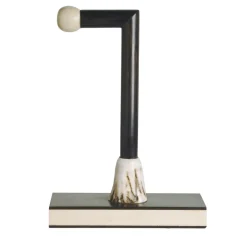 L-Shaped Shaving Set in Deer Horn