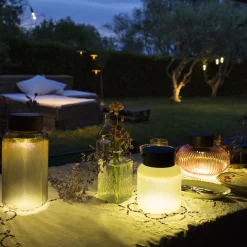 Luce Dove Vuoi Gray Pendant and Table Lamp