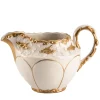 Lucia White & Gold Milk Jug