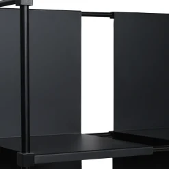 Ludo Modular Black Bookcase by Filippo Montaina