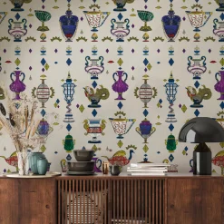 Ludovica Ecru Wallpaper