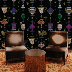 Ludovica Nero Mezzanotte Wallpaper